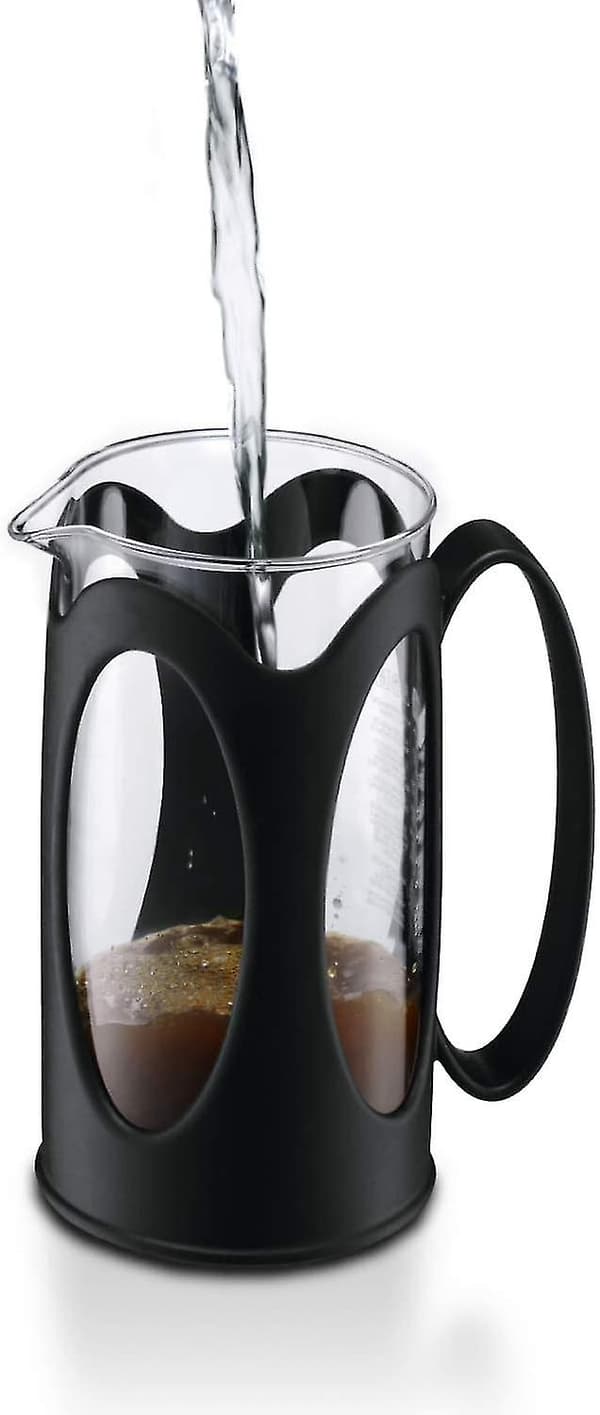 Kaffemaskine, Borosilikatglas - 3-kop (0,35 L), Sort
