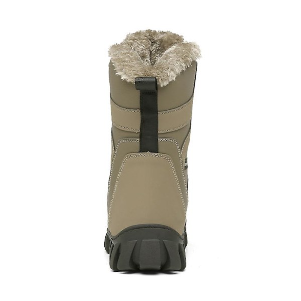 Herr Snow Boots Plus Velvet Varm Utomhus Casual Bomullsskor Fr569 Gray EU 41