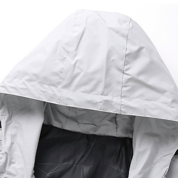 Vår Höst Herr Streetwear Oversize Lös Cardigan Jacka För Löpning Promenader Camping Gray 4XL