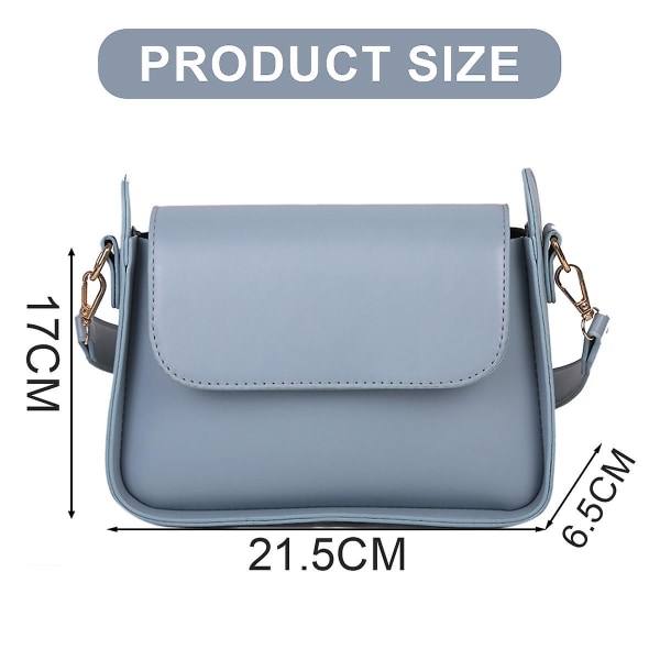 Suurikokoinen naisten olkalaukku, olkalaukku ja clutch-laukku, joka sopii työmatkoihin blue