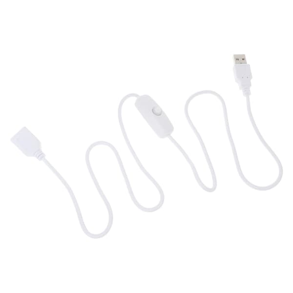 USB Förlängningskabel ON OFF Strömbrytare för PC USB Fläkt LED Lampa USB Förlängningskabel