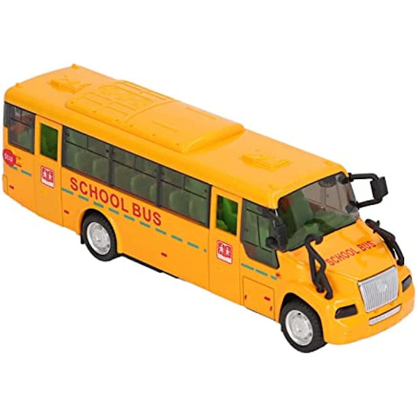 Ritoeasysports 1:32 Modell Skolbuss Gjutning Legering Öppningsbar Dörr Leksaksbil Med Ljus Ljud För Pojke Flicka Handgjorda Leksaker
