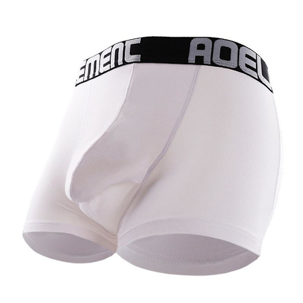 Herre 4-pak Komfortable Boxer Briefs Herre Boxer Briefs Separat Pose Modal Åndbare Boxer Briefs Undertøj Med Funktionel Dobbelt Gylp 4 Packs 4XL