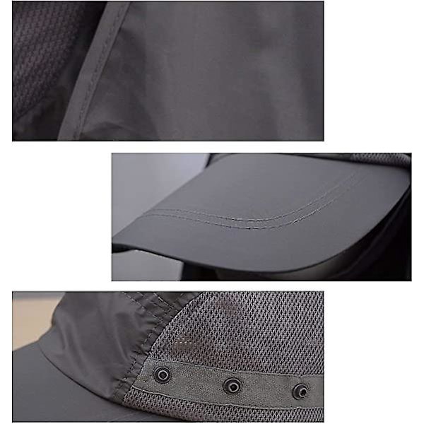 Fiskehatte, foldbar Nylon Vandrehat UV Beskyttelse Klaphat