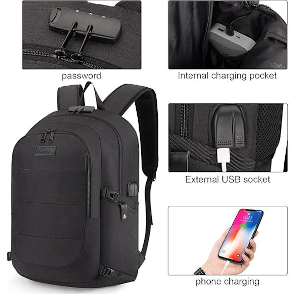 Laptop Rygsæk III-Serien sort