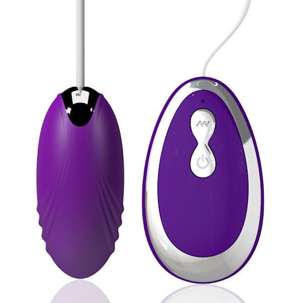 Håndtak egg hopping multi frekvens vibrasjon fjernkontroll moro sekunder orgasme klitoris stimulering purple