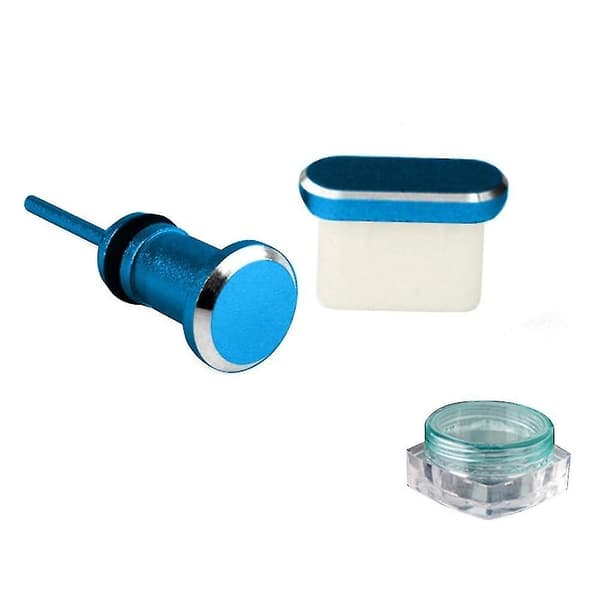 Type C Pölysuojatulppasarjat USB Type-c -portti ja 3,5 mm blue