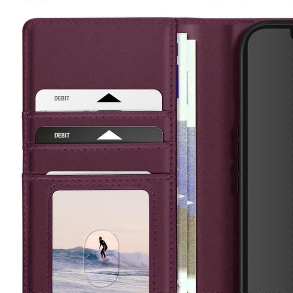 Etui til iPhone 14 Aftagelig Skal, Lilla