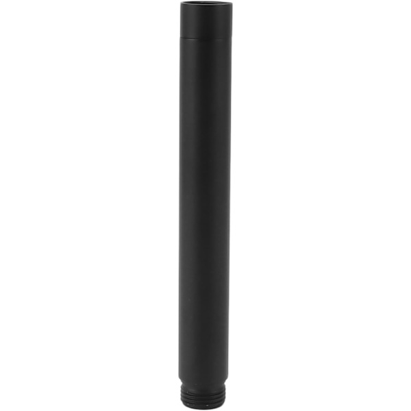 Forlængerarm til brusehoved 6 tommer/10\" forlængelse af bruseslanger i rustfrit stål mat sort brusehoved adapter til badeværelse (6 tommer)