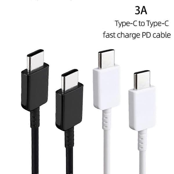 5 KPL 1m 3A Type-C - Type-C TPU -datakaapeli