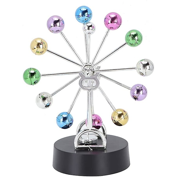 Rotation Perpetual Motion, Plast Vridbar Boll, Elektronisk Perpetual Motion Skrivbordsleksak För Kontor Hembord Dekoration Modell, Present Till Vänner