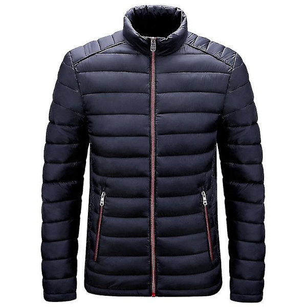Unisex Jakker Termisk Jakke Ultralet Vintermode 5XL Dark Blue