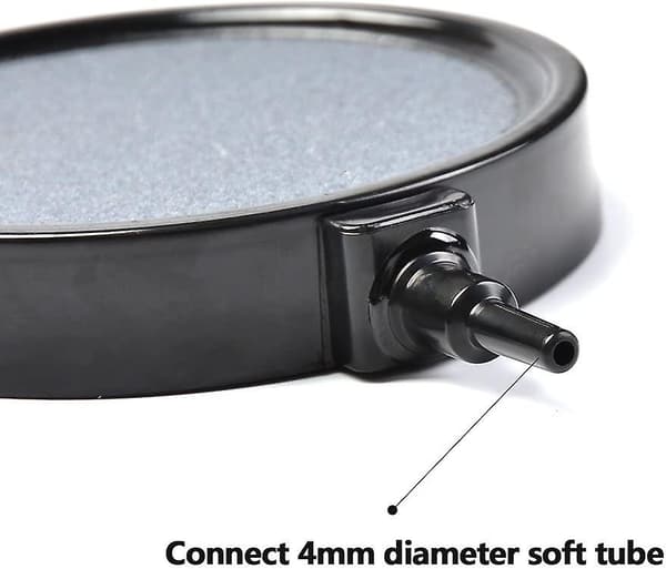 Akvarium Luftstein Boble Disk Stein Akvarium Dam Eple Diffuser Akvarium Plate Hydroponisk Oksygen Plattform Tank 10.7x2cm