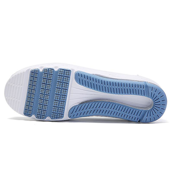 Dam Casual Skor Läder Luftkudde Skor Luft Skor Ns9988 Blue EU 41
