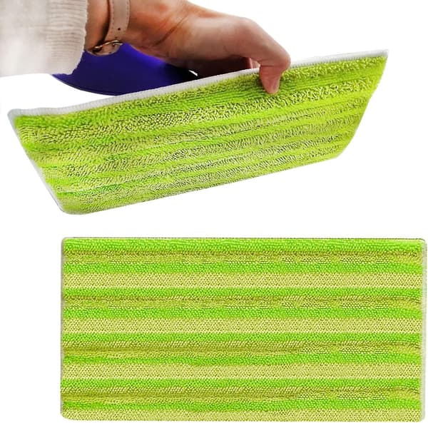 6 pakker genanvendelige moppepuder til Swiffer Wet erstatning mikrofiber refills til våd og tør fejning