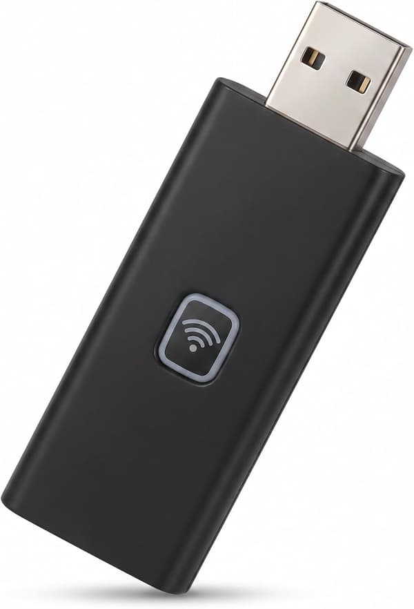 Bewinner Bluetooth-kontrolleradapter for /Switch/TV/Box/PC Gamepad, liten USB-omformer med trådløs spillhåndtak, Plug and Play