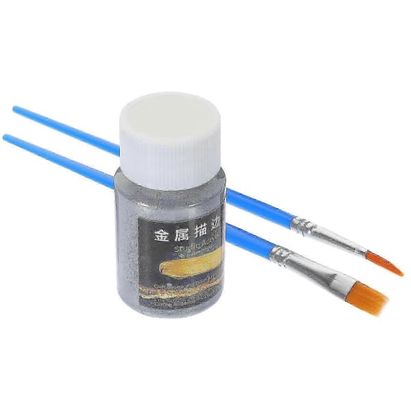 Sølvmaling Metallisk Maling Pigment til Maling Brug 1Sæt