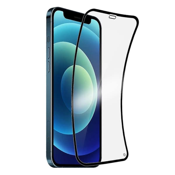 Skärmskydd för Apple Iphone 12 Mini Fingeravtrycksresistent - Svart-1