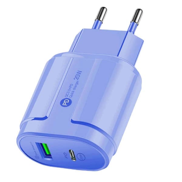 Sector Charger 20W USB Quickcharge 3.0 / Power Delivery USB Type-C Light Purple
