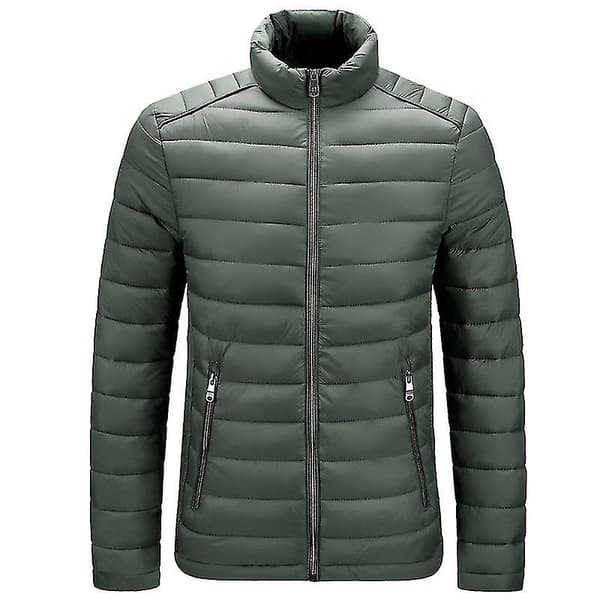 Unisex Jakker Termisk Jakke Ultralet Vintermode L Gray