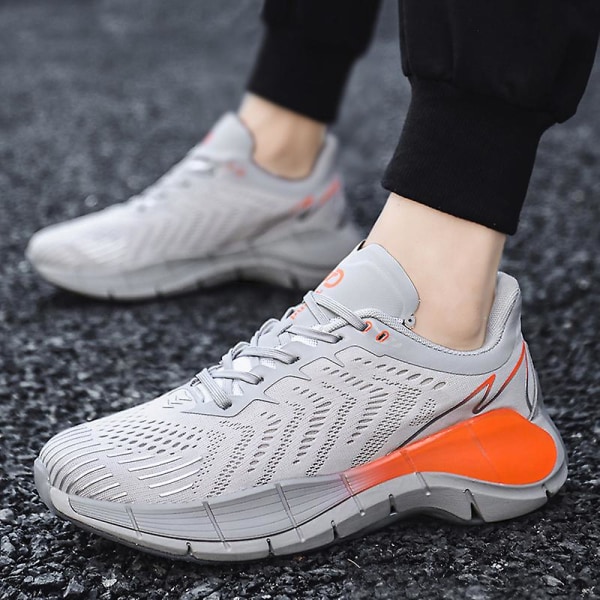 Herre Sport Løpesko Flygende Vevde Casual Sneakers Frlt55 Orange EU 42