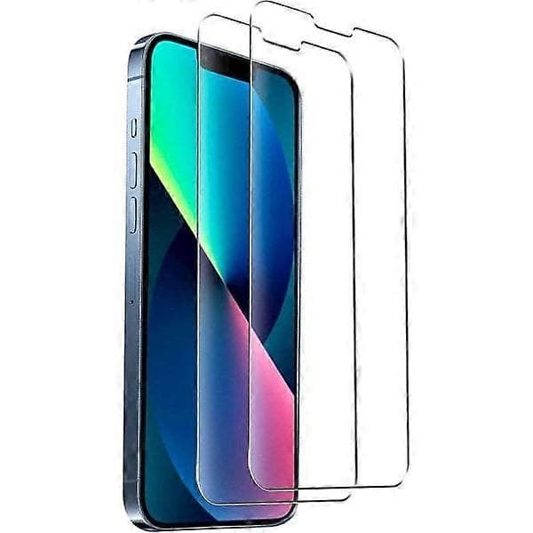 2 kpl karkaistua lasia näytönsuoja - iPhone 14 Pro Max Läpinäkyvä