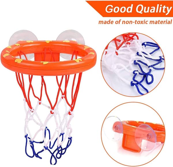 Badeleke Morsom Basketballkurv & Ballsett For Gutter Og Jenter Barn & Småbarn Badeleker Gaveeske 3 Baller Inkludert