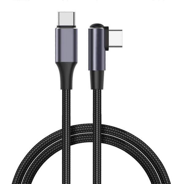 USB C til C Opladerkabel PD100W Strømforsyning 480Mbps TypeC Dataoverførsel Blødt Flettet Nylon Datakabel 1m