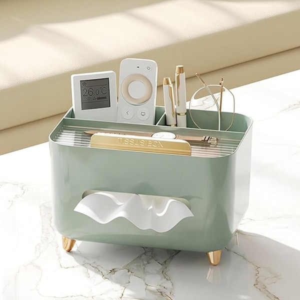 Tissue Nattduksbord - Multifunktionell Tissue Storage Box, Modern Tissue Dispenser | Tissue Nattduksbord Organizer