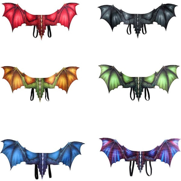 Dragevinge Udklædning til Voksne Dragevinge Np Halloween Jul Fødselsdagsfest 60cm Blue