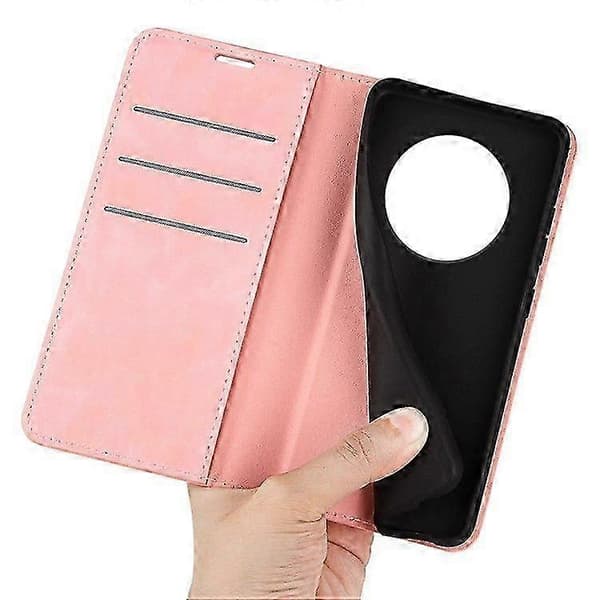 Skinnfodral Plånboksfodral för Realme 14 Pro 5G Pink