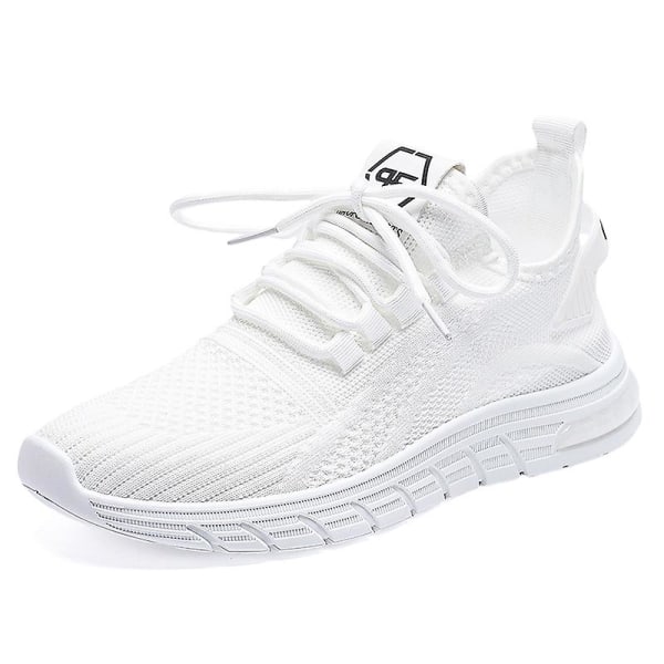 Dame Sneakers Pustende Flyvevevde Løpesko Fra7701 White EU 40