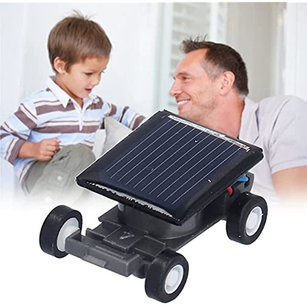 DIY soldriven leksaksbil Mini solar billeksak Pedagogisk set för 3 år äldre än barn