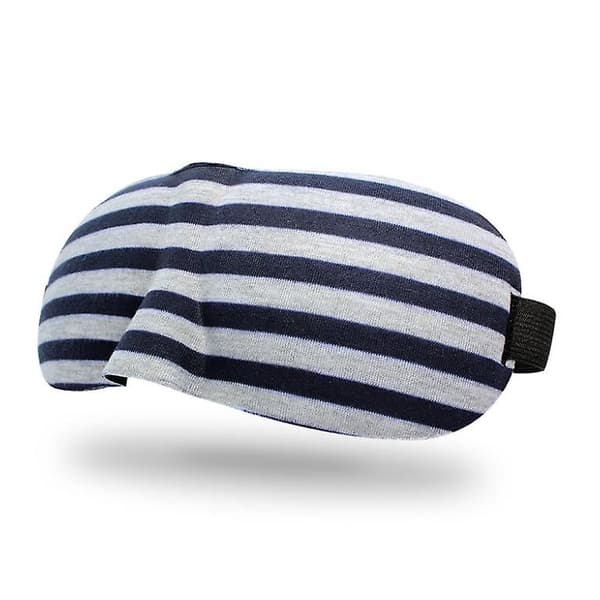 Sovmask för Män Kvinnor, 3D Konturformad Sovmask (1 st) Gray Stripes