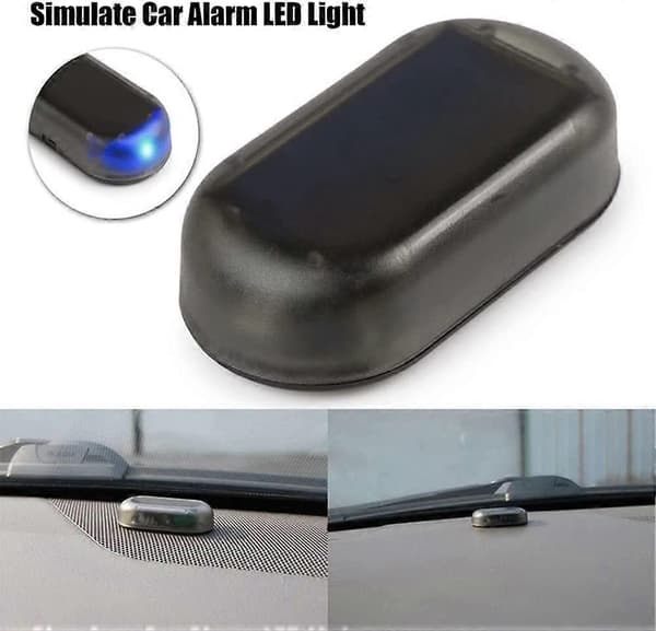 Ny LED Billarmslampa, Solar Billarm (Blå)