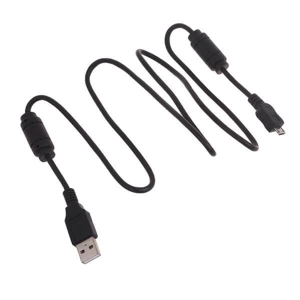 Magnetisk interferensresistent USB til Micro USB datakabel, skjermet datakabel, slitesterk ledning for telefoner, nettbrett og mer