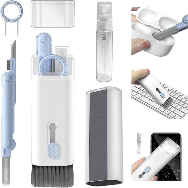 Rengöringskit för Airpod Bluetooth-hörlurar Öronproppar Airpods 2 Pro 2023 Tangentbordsrengöringsborste Elektroniskt rengöringskit för bärbar dator Iphone Datorskärm