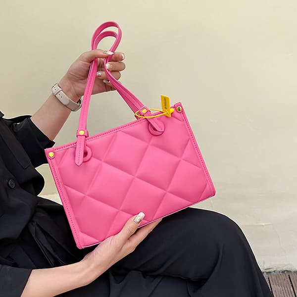 Crossbody tasker til kvinder  Mode  Letvægts håndtasker Skuldertaske pink