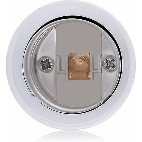 4x fatningsadapter - B22 til E27 fatningskonverter - Bajonetbase lampeholderadapter til halogen LED-pære