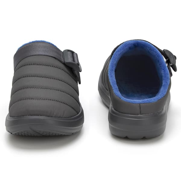 Herr Bomullstofflor Varma Vinter Halkfria Skor Hk999 GrayBlue EU 36