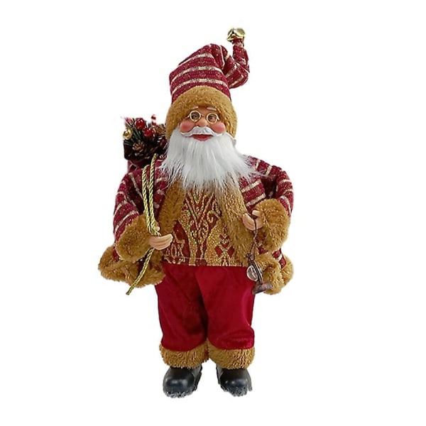 Julefigur av julenissen, julekokk nissefigur color 5 18 inch