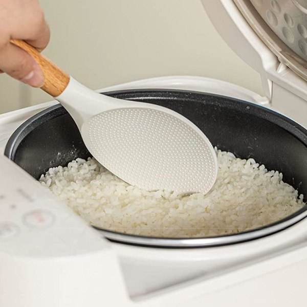 Silikon Non-stick Risskje Kreativ Risskje Ris Koker Spade Risskje Risskje (svart)