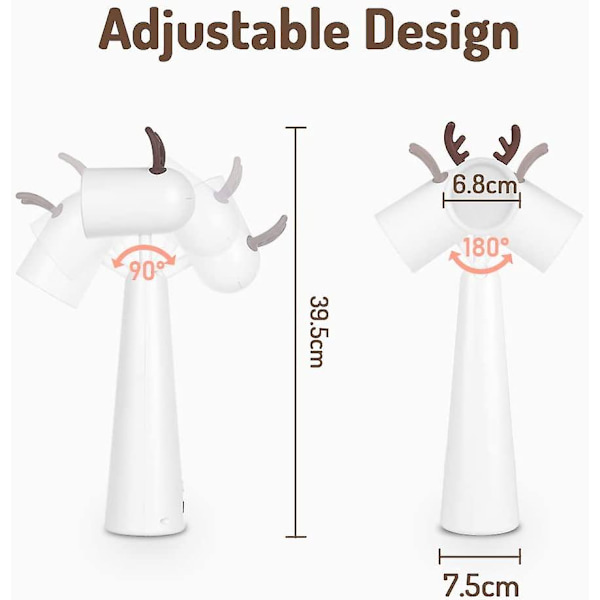 Barneslampe Nattbordslampe Barnas Nattlys Komfortabel Iøynefallende Leselampe USB Oppladbar