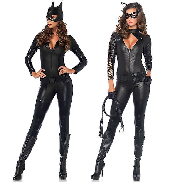 Halloween Kostumer Kattepige Kostumer Uniformer Jumpsuits Kostumer A A M