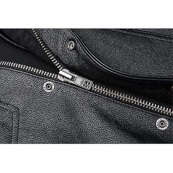 Læder Motorcykel Vest Til Mænd, Herre Fritidsvest 2XL