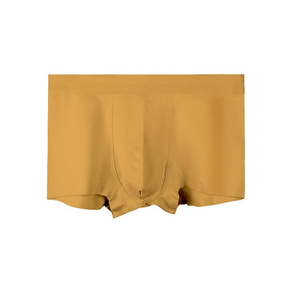 Boxer Briefs Herr Underkläder Män Pack Mjuk Bomullsunderkläder yellow XL
