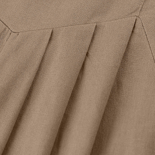 Dame Ærmeløs Justerbar Overalls Jumpsuit Khaki L