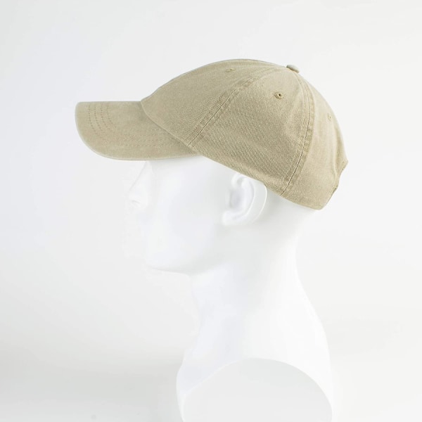 Unisex cap 100 % bomull passar män kvinnor tvättad denim justerbar pappa hatt