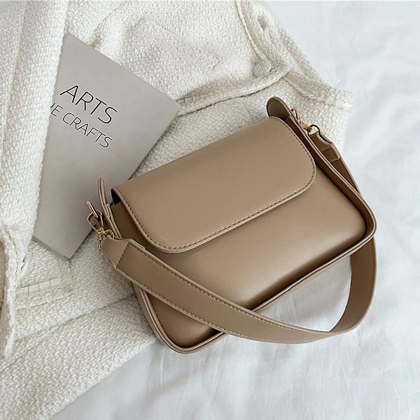 Dametaske med stor kapacitet, skuldertaske, messenger taske og clutch taske, der er egnet til pendling til arbejde khaki