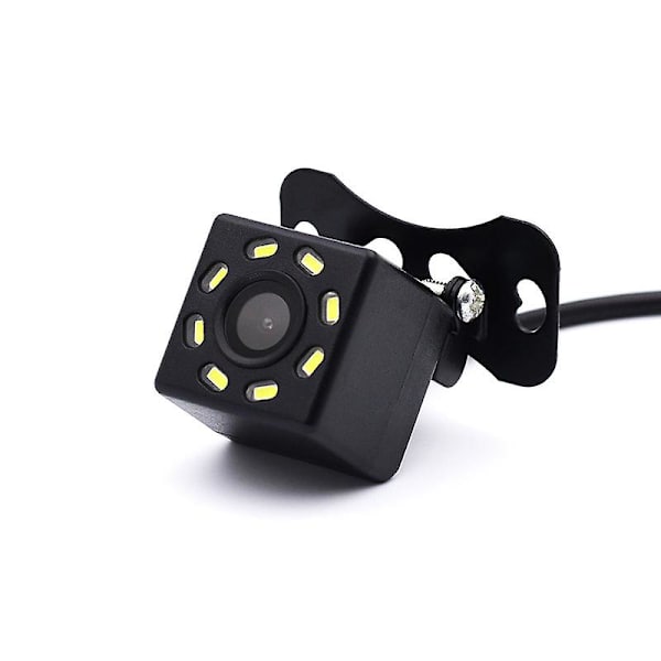 HD CCD 8 LED Bakkamera 170 Natkamera Mini Backup Kamera 12V DC (Foran Eller Bag)